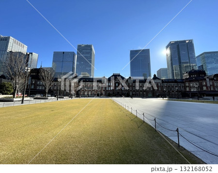 冬の東京駅 冬の東京駅 132168052