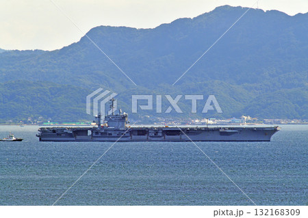 東京湾　浦賀水道　US NAVY　USS George Washington　CVN-73 132168309