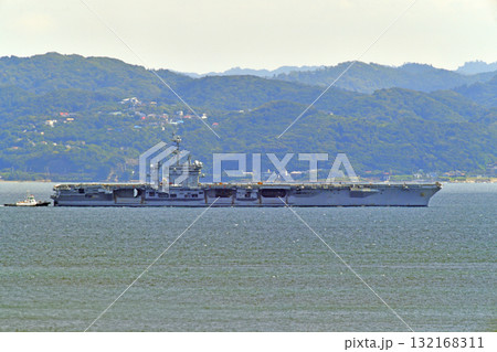東京湾 浦賀水道 US NAVY USS George Washington CVN-73 東京湾 浦賀水道 US NAVY USS George Washington CVN-73 132168311