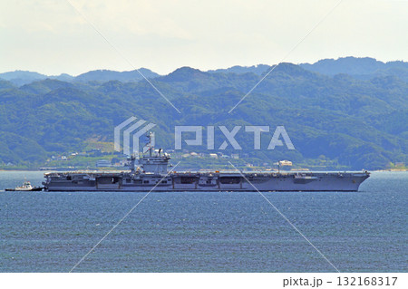 東京湾 浦賀水道 US NAVY USS George Washington CVN-73 東京湾 浦賀水道 US NAVY USS George Washington CVN-73 132168317