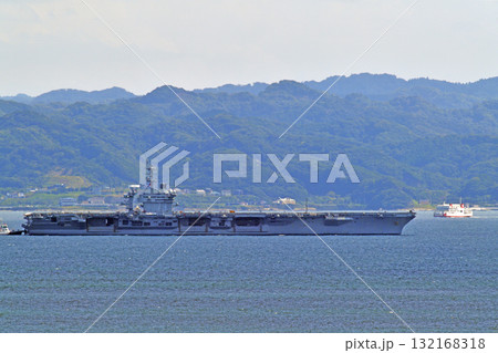東京湾　浦賀水道　US NAVY　USS George Washington　CVN-73かなや 132168318