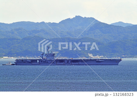 東京湾 浦賀水道 US NAVY USS George Washington CVN-73 東京湾 浦賀水道 US NAVY USS George Washington CVN-73 132168323