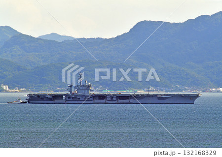 東京湾　浦賀水道　US NAVY　USS George Washington　CVN-73 132168329