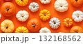 pumpkin seamless pattern autumn background 132168562