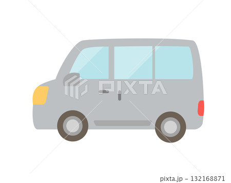 ワゴン車_フラット ワゴン車_フラット 132168871