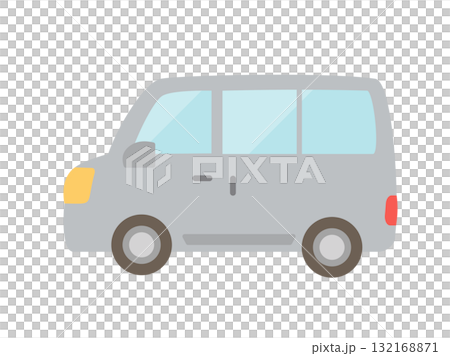 ワゴン車_フラット ワゴン車_フラット 132168871