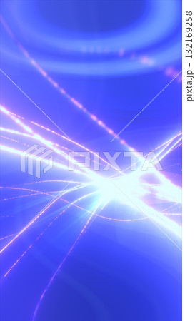 Abstract bright blue light rays bursting from a glowing center, symbolizing speed and energy flow Abstract bright blue light rays bursting from a glowing center, symbolizing speed and energy flow 132169258