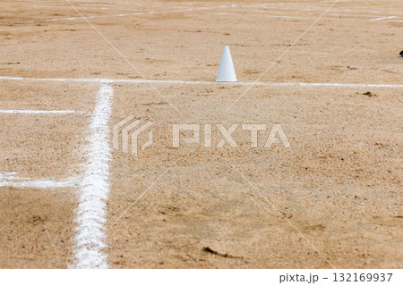 運動会の白線 運動会の白線 132169937