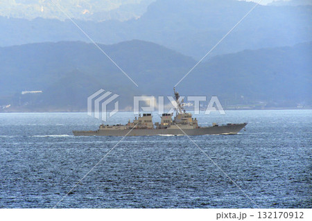 東京湾　浦賀水道　US NAVY　USS Preble　DDG-88 132170912