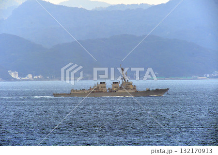 東京湾 浦賀水道 US NAVY USS Preble DDG-88 東京湾 浦賀水道 US NAVY USS Preble DDG-88 132170913