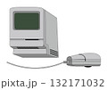 クラシックなパソコンのイラスト 132171032