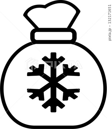 The  Christmas icon for Holiday or celebration concept. 132171651