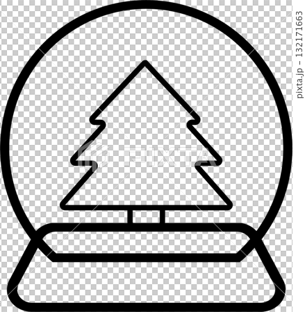 The  Christmas icon for Holiday or celebration concept. 132171663