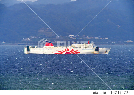 東京湾　浦賀水道　商船三井フェリー　さんふらわあ　だいせつ 132171722