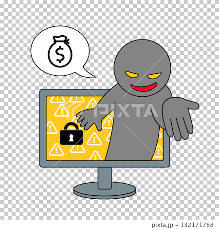 勒索軟體(勒索病毒)插圖 勒索軟體(勒索病毒)插圖 132171788