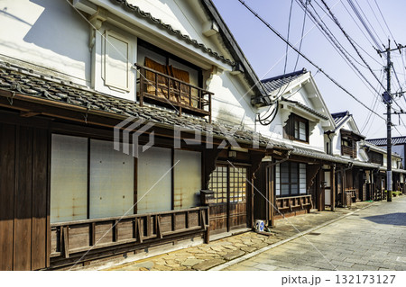 日向 美々津の町並み 石畳 宮崎県日向市 日向 美々津の町並み 石畳 宮崎県日向市 132173127
