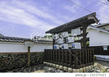 日向　美々津の町並み　高札場　宮崎県日向市 132173321