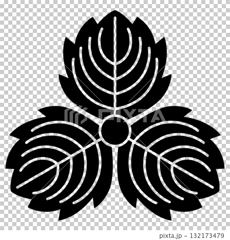 This is the family crest. It is called Oni Mitsukashiwa. This is the family crest. It is called Oni Mitsukashiwa. 132173479