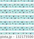 Watercolor mint stripes with brown polka dots. Simple striped seamless pattern for your design Watercolor mint stripes with brown polka dots. Simple striped seamless pattern for your design 132173500