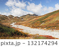 紅葉の立山 132174294