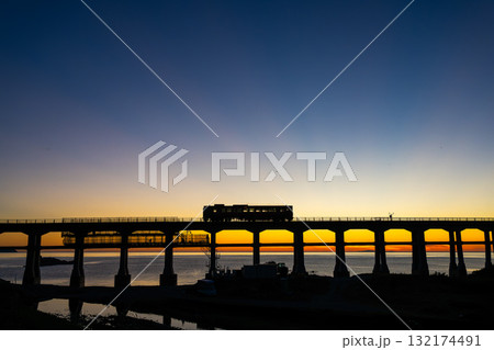 惣郷川橋梁－山陰本線の風景 132174491