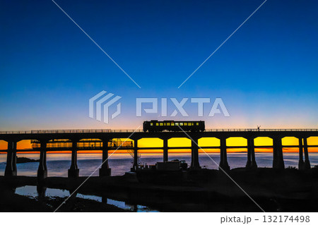 惣郷川橋梁-山陰本線の風景 惣郷川橋梁-山陰本線の風景 132174498