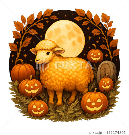 動物とハロウィン 132174895