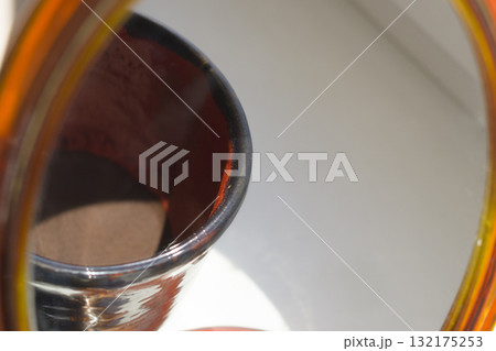 A sunbeam on the coffee grounds. A sunbeam on the coffee grounds. 132175253