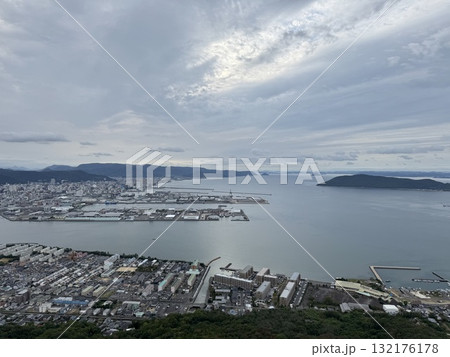屋島からの高松市 132176178