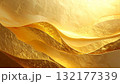 金色に輝く抽象的な背景 132177339