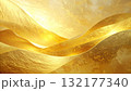 金色に輝く抽象的な背景 132177340