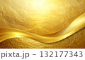 金色に輝く抽象的な背景 132177343