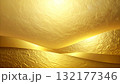 金色に輝く抽象的な背景 132177346