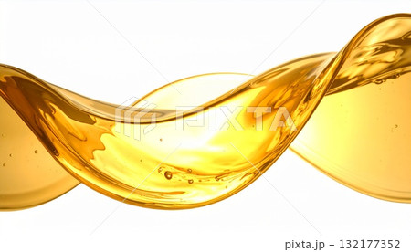 高級感ある潤いやエイジングケア、スキンケアの金色の美容液 ゴールドの水が揺らぐ水面背景 高級感ある潤いやエイジングケア、スキンケアの金色の美容液 ゴールドの水が揺らぐ水面背景 132177352