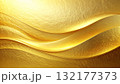 金色の波型の背景素材 132177373