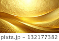 金色の波型の背景素材 132177382