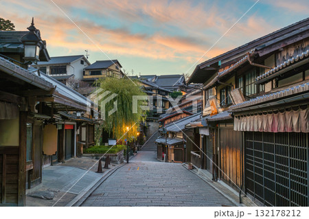 Kyoto Japan, old town at Sannenzaka street in autumn season Kyoto Japan, old town at Sannenzaka street in autumn season 132178212