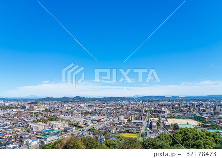 小牧山城、展望室からの眺め〈愛知県小牧市〉 132178473