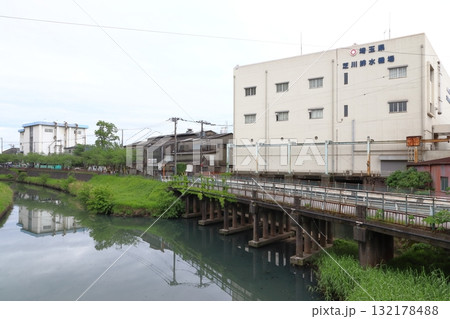 旧芝川：芝川排水機場／元郷排水ポンプ場（埼玉県川口市） 132178488