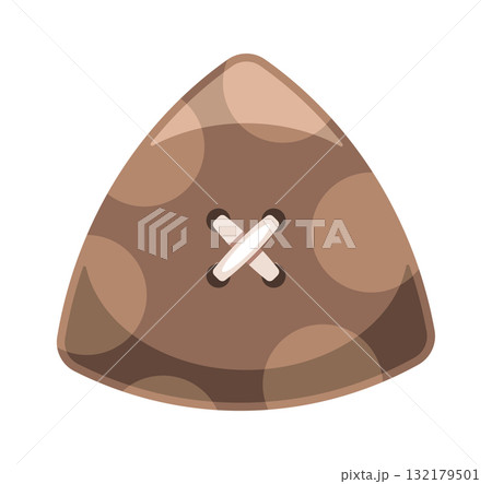 Decorative triangle button cartoon element Decorative triangle button cartoon element 132179501