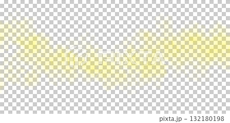 High transparency yellow mist or fog on transparent background with soft smoky texture and realistic luminous vapor effect 132180198