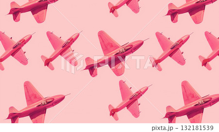 toy military fighter jet airplane pattern on color background, war and conflict illustration concept, combat aviation industry wallpaper toy military fighter jet airplane pattern on color background, war and conflict illustration concept, combat aviation industry wallpaper 132181539