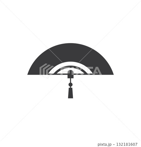 traditional fan icon 132181607