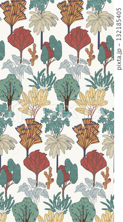 Assorted Handpainted Floral Striped Geometric Patterned Decorative Paper Collection 132185405