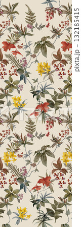 Assorted Handpainted Floral Striped Geometric Patterned Decorative Paper Collection 132185415