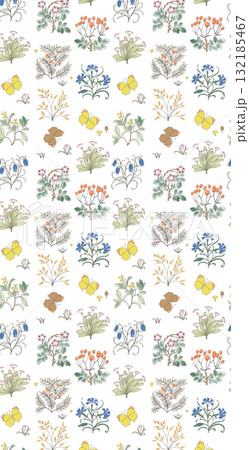 Assorted Handpainted Floral Striped Geometric Patterned Decorative Paper Collection 132185467