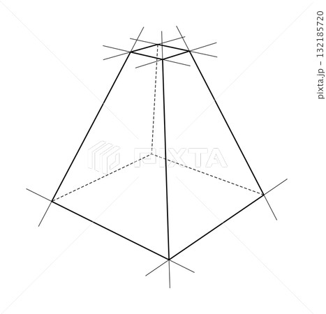 Geometric Perspective Lines 132185720
