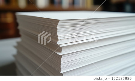 Printed brochures featuring saddle stitching 132185989