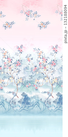 Assorted Handpainted Floral Geometric Cartoon Patterned Decorative Paper Collection 132188094