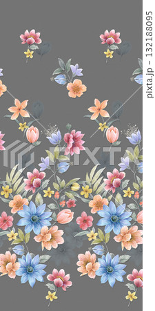 Assorted Handpainted Floral Geometric Cartoon Patterned Decorative Paper Collection 132188095